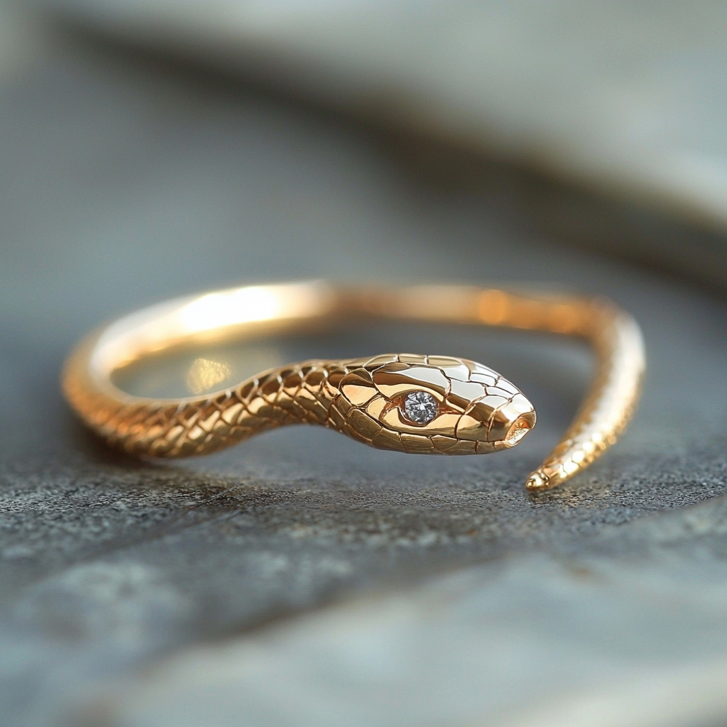Spirit snake ring