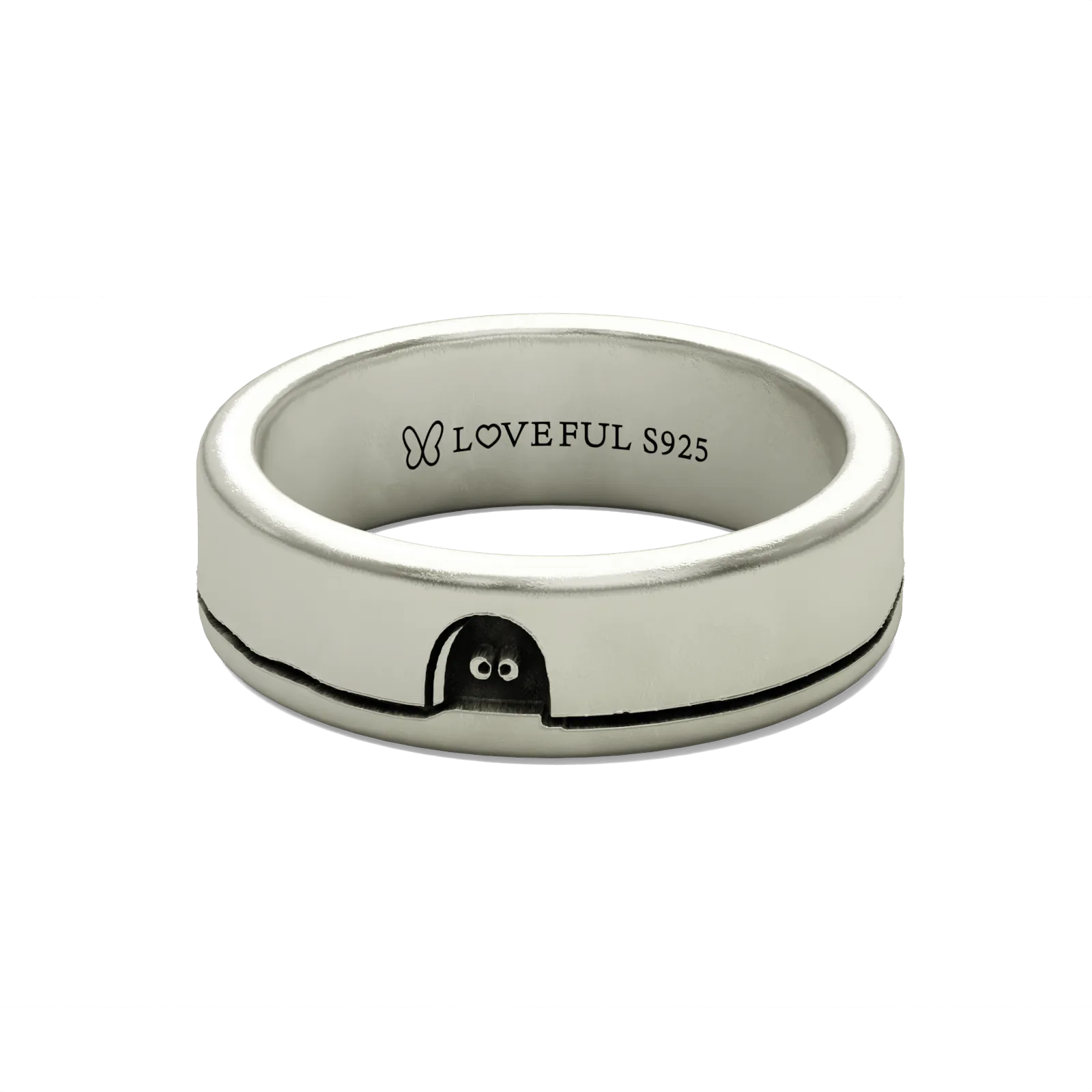 Matte Silver Ring, Classic Vintage Square, Who’s calling out to me?