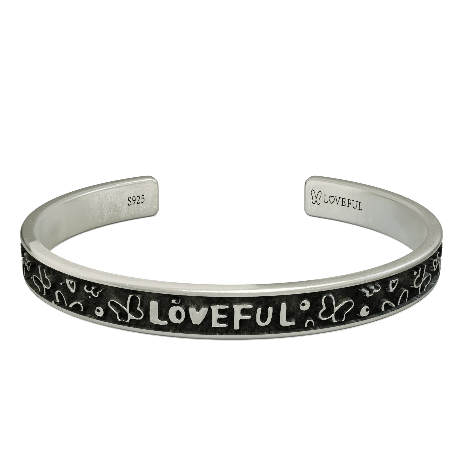 Vintage Oxidized, Bracelet, LOVEFUL Classic-691495FD88496